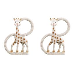 Sophie la Girafe - Caoutchouc - Fresh Touch - Anneau de dentition Fresh, Blanc (Lot de 2)