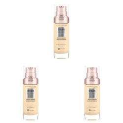 Maybelline Foundation, Dream Radiant Liquid Hydrating Foundation with Hyaluronic Acid and Collagen - Lightweight, Medium Coverage Up to 12 Hour Hydration - 10 Ivory (Pack of 3)