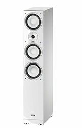 Magnat Quantum 757, haut-parleur avec son Hi-Fi de haute qualité, haut-parleurs colonne piano/satin, blanc, 1 pièce