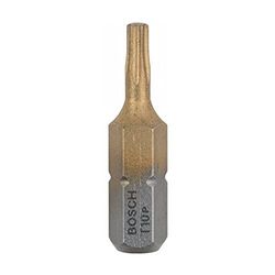 Bosch Accessories 2 607 001 688 - Punta de atornillar Max Grip T10, 25 mm (pack 3)