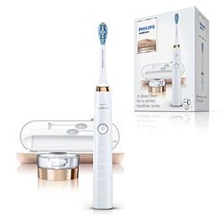 Philips Sonicare DiamondClean hX9391/92 brosse à dents électrique pour adulte, à ultrasons, Or Rose 110 – 220 V, ion de lithium, 1 pièce