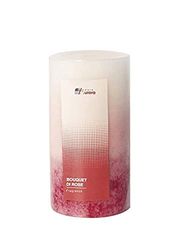 Velas de Aurora Calipso Aroma a 2 Capas, Cera, Rosa, 6.8 x 6.8 x 13 cm
