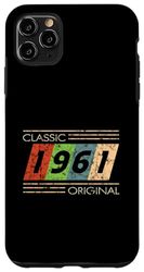 Carcasa para iPhone 11 Pro Max Classic 1961 Original Vintage Birthday Est Edición II 1961