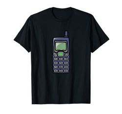 Vaporwave Retro Telefono Portatile Maglietta