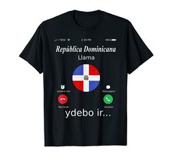 República Dominicana Llama Ydebo Ir…camiseta República Domin Maglietta
