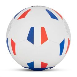 Ibiza - FOOTBALL-SOUND - Baffle, altoparlante potente con batteria ricaricabile - Bluetooth, Micro-SD - Forma di un pallone da calcio con i colori della Francia - Giochi olimpici, Coppa del mondo