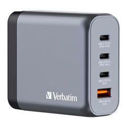 GNC-140 Chargeur GaN 140 W avec 2 Ports USB-C® PD 140 W, 1 USB-C® PD 20 W, 1 Port USB-A QC 3.0 (EU/UK/US)