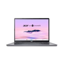 Acer Chromebook Plus 514 CB514-3H-R165 - Ordenador Portátil 14" WUXGA IPS (AMD Ryzen 3 7320C, 8GB RAM, 128GB SSD, AMD Radeon Graphics, ChromeOS) Plata, Teclado QWERTY español