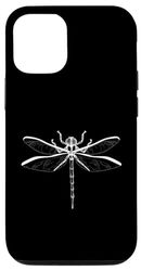 Coque pour iPhone 12/12 Pro Cadeau d'anniversaire libellule volante pour femmes, hommes, mamans, papas, enfants