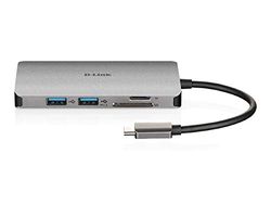 Docking station - docking station USB-C 6 in 1, con lettore di schede, alimentazione elettrica, più porte e design compatto. *