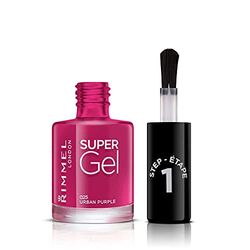 Rimmel London Super Gel Nail Polish, 25 Urban Purple, 12 ml