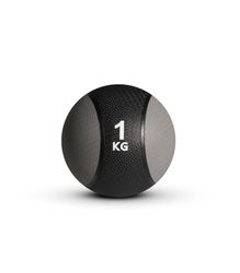 Sveltus, Medicine Ball Rubber Unisex-Adult, Nero/Grigio, Taglia Unica