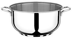 Pratesi PENTOLA CM.24 ACCIAO 18/C, 18/8 Stainless Steel, Multicolour, One Size