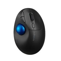 Kensington Pro Fit Ergo TB450 Trackball Muis, Bluetooth 2,4GHz, Dual Draadloos, Batterijduur van tot 18 Maanden, Ergonomische 34mm met Duim te Bedienen Trackball, 50% Gerecycled Plastic (K72194WW)