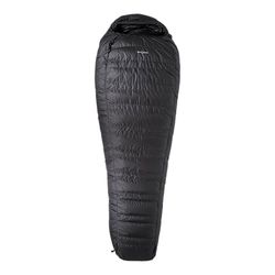 LOWLAND OUTDOOR K2 Expedition Saco de Dormir de Goma, Color Negro, 225x80 cm
