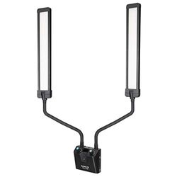 Nanlite Mira 26B Double Bras Flexible avec Passe-Alimentation USB et Support d'éclairage