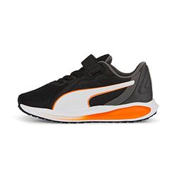 PUMA Twitch Runner Twist AC PS Sneaker, Black-Cool MID Gray, 11 UK Child