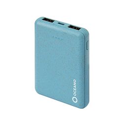 SBS Power Bank SBS Oceano Eco-Friendly 5000 mAh 2 x USB 2.1 A + 1 x Micro USB Light Blue