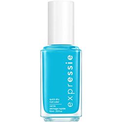 Essie Expressie Quick Drying Nail Polish in Blue, No. 485 Word on The Street, Vegan Formula Without Ingredients of Animal Origin