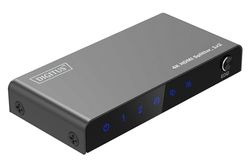 DIGITUS DS-55336 Séparateur HDMI 1x2 - Entrée : 1 Port/Sortie : 2 Ports - UHD 4K/60 Hz HDTV : 3840 x 2160p - HDCP 2.2 - HDR, Deep Color, Commutateur EDID, DTS, Dolby Digital, LPCM