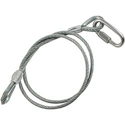 American Dj 1744000006 Safety Gancio di Sicurezza, 60 cm/45 kg, Diametro 5 mm