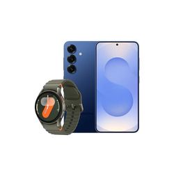 Samsung Galaxy S25 AI Smartphone, 12GB Memory, 512GB Storage, Navy and Galaxy Watch7 Green, 40mm, Bluetooth (UK Version)