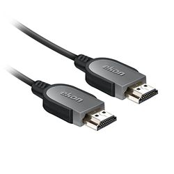 ekon HDMI-kabel 1,4 ethernetstekker, 1,8 meter, 4K Ultra HD en 3D-resoluties, vergulde aansluitingen voor tv, projectoren, laptop, pc, MacBook, PlayStation, Nintendo Switch