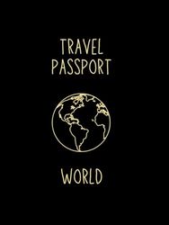 Travel Scrapbook World: Black Passport