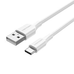 USB-kabel, USB 2.0 type C naar type A, 3 m, wit, ideaal voor snelle overdrachten en efficiënt opladen