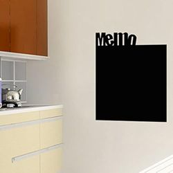 Ambiance Sticker Leisteen schoolbord, muurstickers, zelfklevend, afwasbaar, notitieboek, H 95 x B 75 cm
