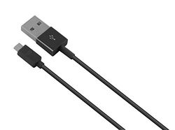 Contact LXCUSB01 USB-micro-USB-oplaadkabel voor smartphone, 1 m, zwart