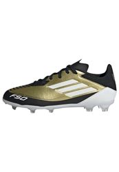 adidas F50 League Messi Football Boots Firm Ground, Scarpe Unisex-Adulto, Gold Metallic/Cloud White/Core Black, 37 1/3 EU