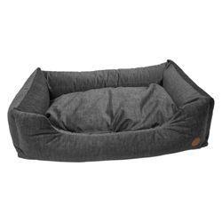 JACK AND VANILLA, Dierenbank, buitengewoon comfort, elegant design, duurzame materialen, gemakkelijk te onderhouden, ideaal voor honden en katten, 70 x 100 cm, modern grijs