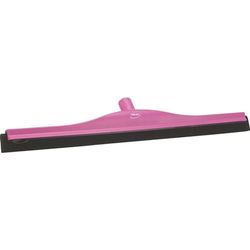 Vikan, Escobilla rosa, cabeza fija, suelo, 24 pulgadas, PP/RB, 7754