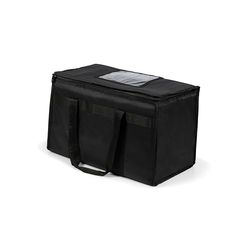 Steamy - Bolsa de entrega para alimentos (39 L), color negro, Negro, 39 liter, Minimal