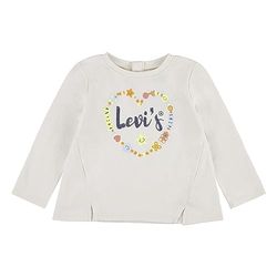 Levi's Kids Lvg friendly notched front tee Baby Girls White Antique 6 months