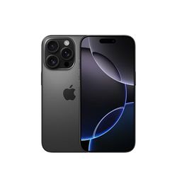 Apple iPhone 16 Pro de 1 TB: Smartphone 5G con Control de Cámara, grabación en 4K a 120 f/s con Dolby Vision y un Gran Salto en autonomía. Compatible con los AirPods; Titanio Negro