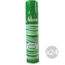 Adorn Set 24 Lacca Spray Fort/Ver 200 Messa in Piega E Acconciatura Capelli, Multicolore, Unica