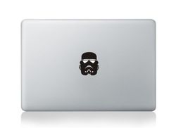 Macbook 13 inch decal sticker Star Wars Stormtrooper mask art for Apple Laptop by Cozee