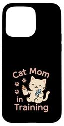 Future Crazy Cat Lady Cute Feline Obsession Quirky Cat Life Case for iPhone 15 Pro Max