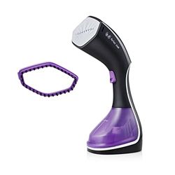 Tristar ST-8921 Vaporizador de ropa, modelo portátil, salida de vapor continua de 25 g/min, 1600 W, Negro y Lila