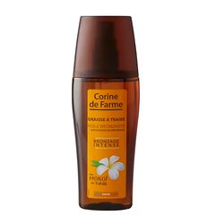 Corine de Farme - Aceite Bronceador con Activadores del Bronceado - con Monoï de Tahití - Sin Autobronceador - para Pieles Morenas o ya Bronceadas - 150 ml