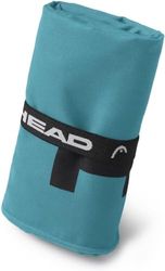HEAD Active - Serviette de Bain Polyvalente avec Elastique, Serviette Microfibre Extra Absorbante Légère à Séchage Rapide Idéal comme Serviette Sport, Serviettes de Bain peu Encombrantes pour Voyage