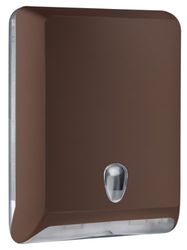 Mar Plast A83010EMA Dispenser Serviettes en papier Marron soft-touch transparent/400 x 130 x 290 mm