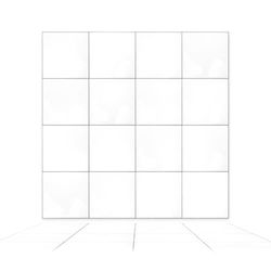 Walplus 3D Adesivi Per Piastrelle Adesivi Murali Pavimento Pvc Adesivo Resistente Al Calore Rispettoso Natura Decorazioni Per La Casa Non Tossico Piazza Spagnola Retro Bianco 16Pcs 15,4 Cm (6") Bianco