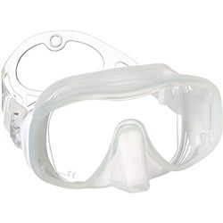 Mares 411056, Masque en Silicone Mixte Adulte Taille Unique Blanc Clair