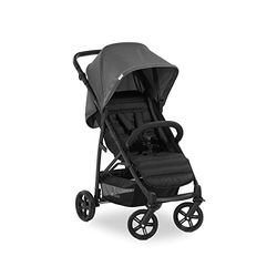 hauck Rapid 4 Silla de paseo 25 kg, Carrito Bebe desde el Nacimiento, Silla Paseo Ligera, Cochecito Bebe Reclinable, Arnés, Capota XL, Cesta Grande, Gris