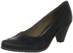 s.Oliver Casual 5-5-22401-39 - Zapatos clásicos de Cuero para Mujer, Color Negro, Talla 38