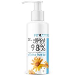 Arnica Gel Forte 100 ml, Arnica per Cavalli Uso Umano Effetto Freddo 98% con Artiglio del Diavolo Vitamina E Canfora per Massaggi Locali 100% BIO e Made in Italy - FITOATTIVI