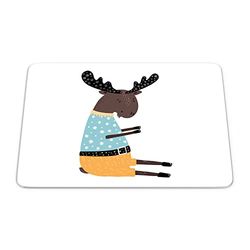 Bonamaison, Rectangle Pop Art Digital Printed Mouse Pad, Non-Slip Base, for Office and Home, Size: 22 x 18 cm
